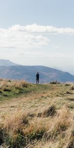 Camino,Niebla,Sendero,Turista,Paisaje,Naturaleza,Montañas