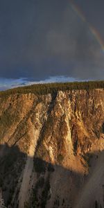 Nature,Mountains,Rainbow,Height,Cliff