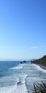 Montañas,Mar,Nueva Zelanda,Naturaleza,Playa