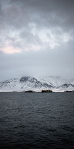 Brouillard,Reykjavík,Neige,Nature,Reykjavik,Horizon,Montagnes,Mer,Islande