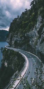 Nature,Mountains,Sigrisville,Sea,Road,Switzerland