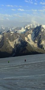 Escaladores,Naturaleza,Montañas,Nieve,Desierto,Nevado,Descendencia,Linaje