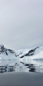 Nature,Mountains,Snow,Lake