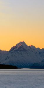 Nature,Mountains,Snow,Lake,Landscape