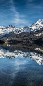 Nature,Roches,Réflexion,Montagnes,Neige,Les Rochers