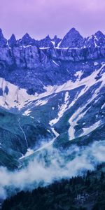 Nature,Mountains,Snow,Rocks,Snow Covered,Snowbound,Vertex,Tops