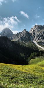 Jour,Clairière,Nature,Polyana,Montagnes,Été,Paysage