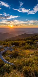 Briller,Nature,Coucher De Soleil,Montagnes,Sun,Lumière,Paysage