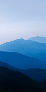Nature,Mountains,Twilight,Fog,Dusk,Landscape