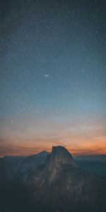 Sommet,Retour Au Début,Nature,Vallée De Yosemite,Nuit,Etats Unis,Montagnes,Ciel Étoilé,États Unis