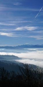 Brouillard,Zurich,Montagnes,Nature,Suisse,La Suisse