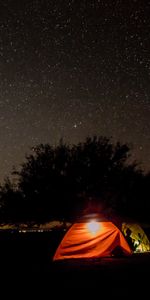 Nature,Night,Tent,Starry Sky