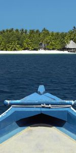 Nature,Un Bateau,Océan,Palms,Île,Bateau