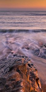 Nature,Patterns,Sunset,Ice,Evening,Sand