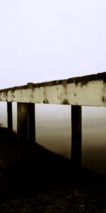 Naturaleza,Mar,Niebla,Un Barco,Bote,Tablones,Tabla,Muelle