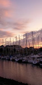 Naturaleza,Noche,Crepúsculo,Ondulación,Oscuridad,Puerto,Atracar,Muelle,Ondulaciones,Barcos