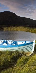 Nature,Rivers,Grass,Boat