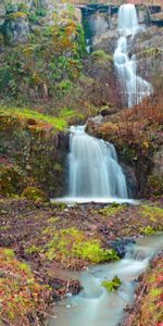 Montagnes,Nature,Rivières,Cascade,Automne