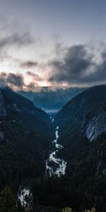 Nature,Rivers,Mountains,Mainly Cloudy,Overcast,Fog