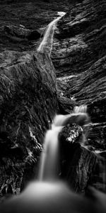 Nature,Rivers,Rock,Waterfall,Bw,Chb,Landscape