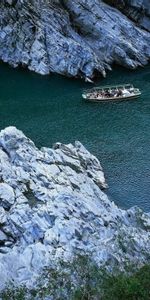 Ríos,Stones,Un Barco,Naturaleza,Bote