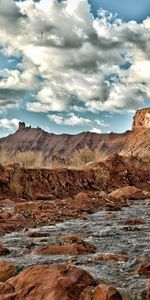 Nature,Rivers,Stones,Mountains,Landscape