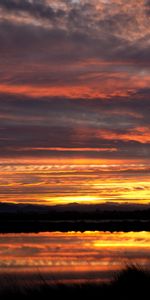 Nature,Réflexion,Rivières,Sky,Coucher De Soleil