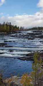 Nature,Rivers,Trees,Stones,Flow,Stream