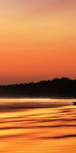 Nature,Rivers,Twilight,Dusk,Silhouette,Boat