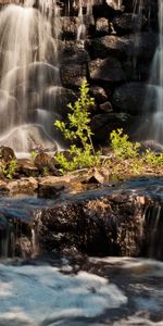 Nature,Rivers,Waterfall,Foam,Mountains