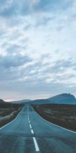 Nature,Road,Markup,Portree,Mountains,United Kingdom,Great Britain