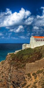 Nature,Rock,Height,Lighthouse,Portugal