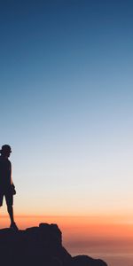 Nature,Rock,Horizon,Human,Person,Sea