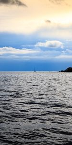 Ondas,Roca,Horizonte,Cielo,Naturaleza,Mar