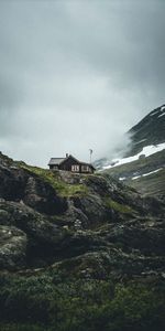 Nature,Rock,Mountain,Privacy,Seclusion,Comfort,Coziness,House