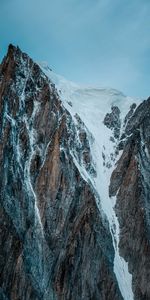 Nature,Rock,Mountain,Vertex,Top,Precipice,Break,Snow