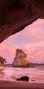 Nature,Rock,Shore,Bank,Cave,Beach