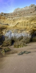 Nature,Rock,Shore,Bank,Low Tide,Dampness,Sand