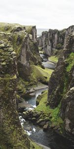 Nature,Rocks,Precipice,Rivers,Break,Stone,Landscape,Iceland