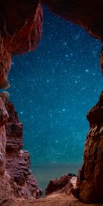 Nature,Rocks,Starry Sky,Stars,Desert,Cave