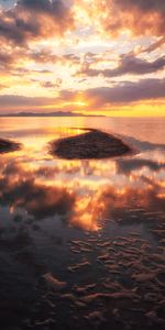 Nature,Sea,Coast,Sunset,Horizon