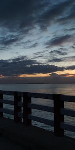 Naturaleza,El Terraplén,Puesta Del Sol,Mar,Noche,Muelle