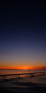 Nature,Crépuscule,Horizon,Jetée,Coucher De Soleil,Mer