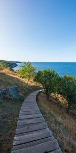 Naturaleza,Mar,Horizonte,Camino,Pendiente,Cuesta