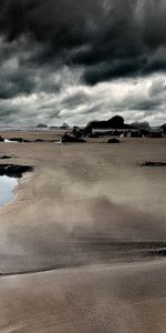 Plutôt Nuageux,Nature,Couvert,Sky,Mer,Sable