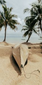 Nature,Sable,Un Bateau,Mer,Palms,Bateau,Plage