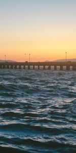 Naturaleza,Ondas,Mar,Muelle