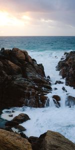 Nature,Roches,Vaporisateur,Les Rochers,Horizon,Pulvériser,Mer