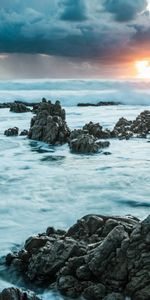 Nature,Sea,Sun,Rocks,Surf