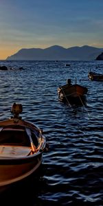 Nature,Shine,Water,Sunset,Brilliance,Boat,Sea